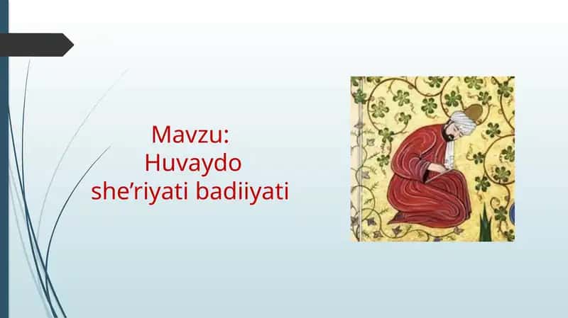 Huvaydo she’riyati badiiyati