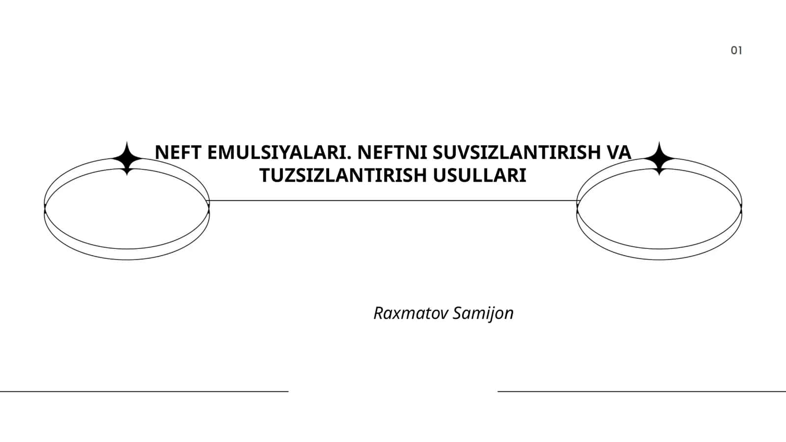 NEFT EMULSIYALARI. NEFTNI SUVSIZLANTIRISH VA TUZSIZLANTIRISH USULLARI
