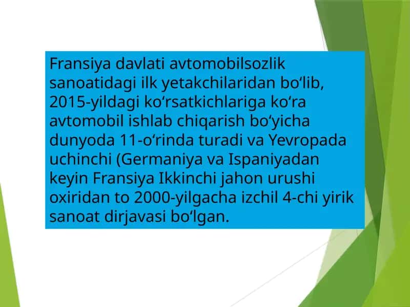 Fransiya Avtomobil Kompaniyalari