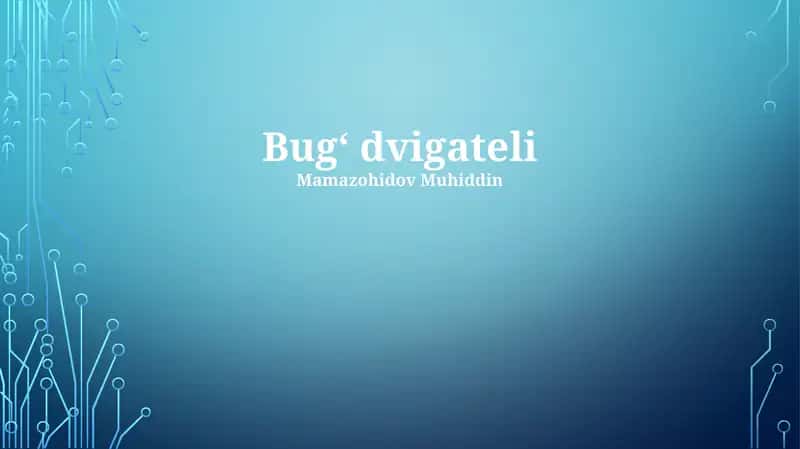 Bug‘ dvigateli