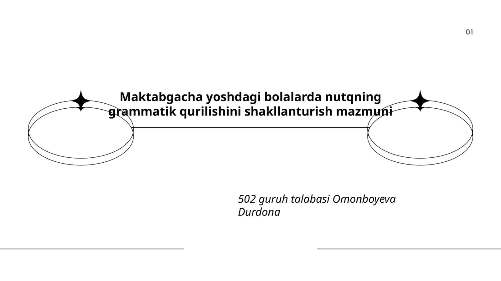 Maktabgacha yoshdagi bolalarda nutqning grammatik qurilishini shakllanturish mazmuni