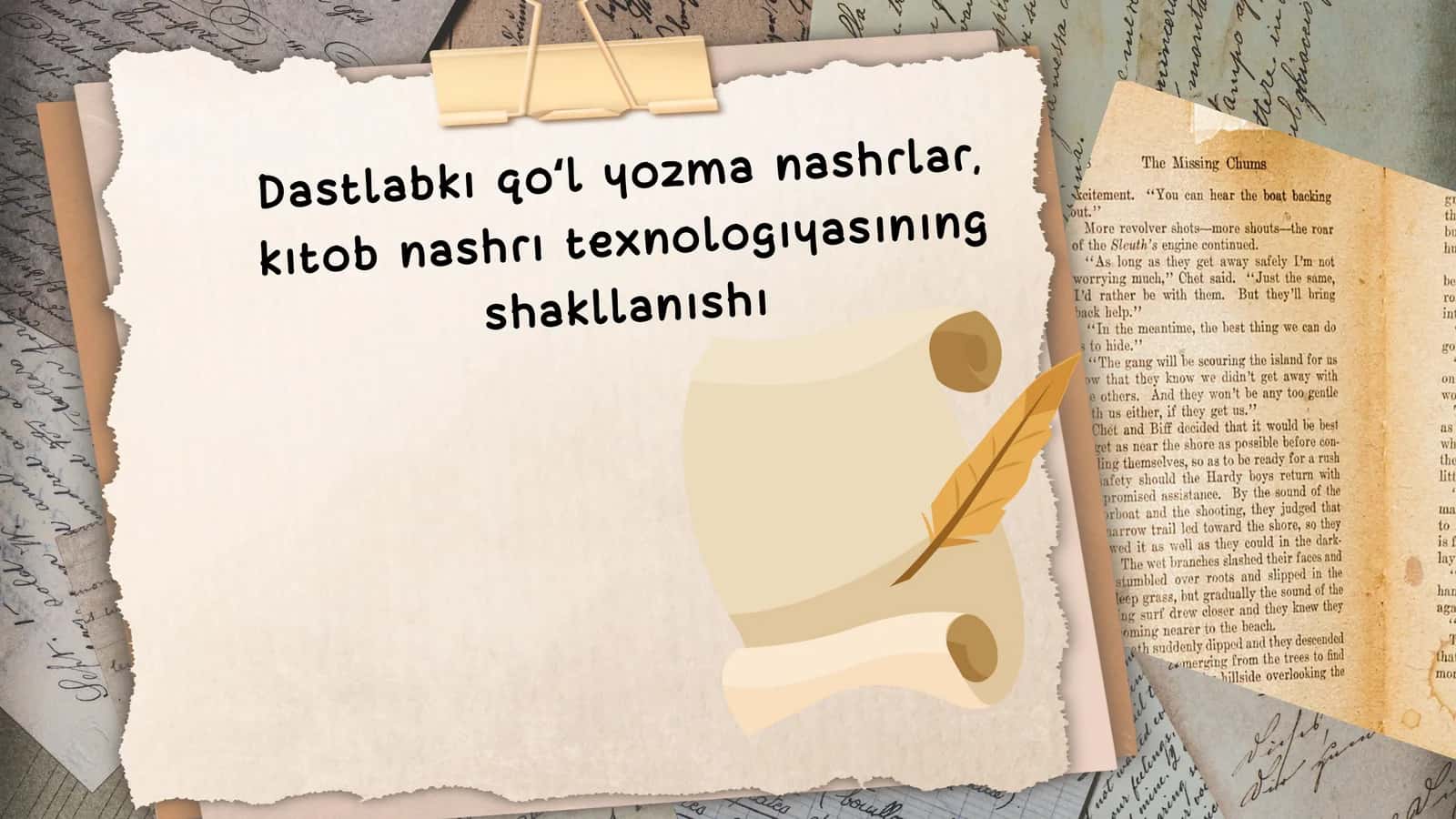 Dastlabki Qoʻl Yozma Nashrlari va Kitob Nashri Texnologiyasining Shakllanishi