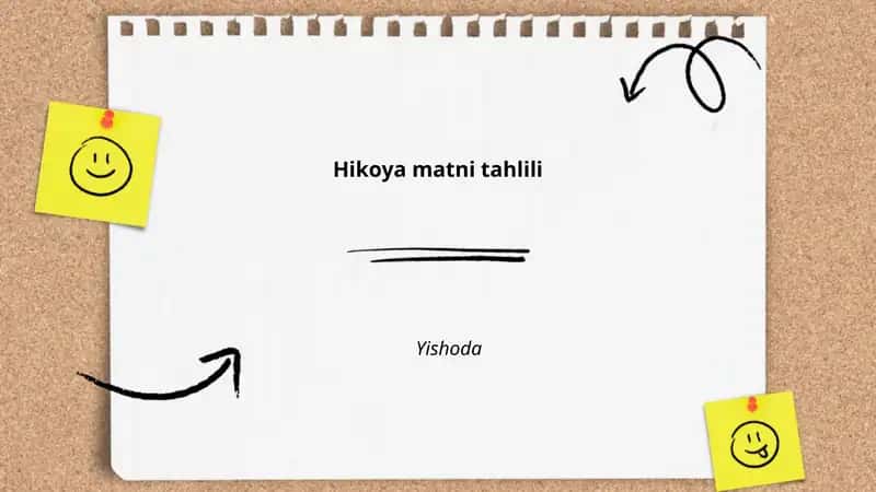 Hikoya matni tahlili