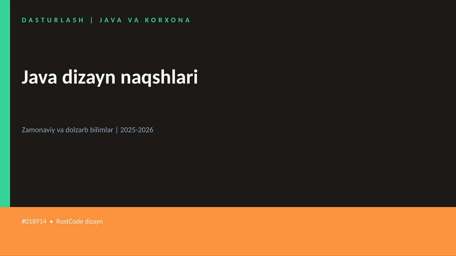 Java dizayn naqshlari