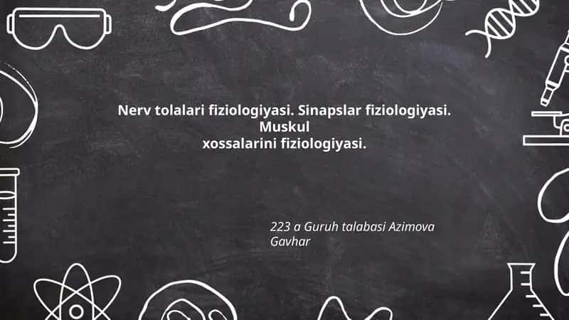Nerv tolalari fiziologiyasi