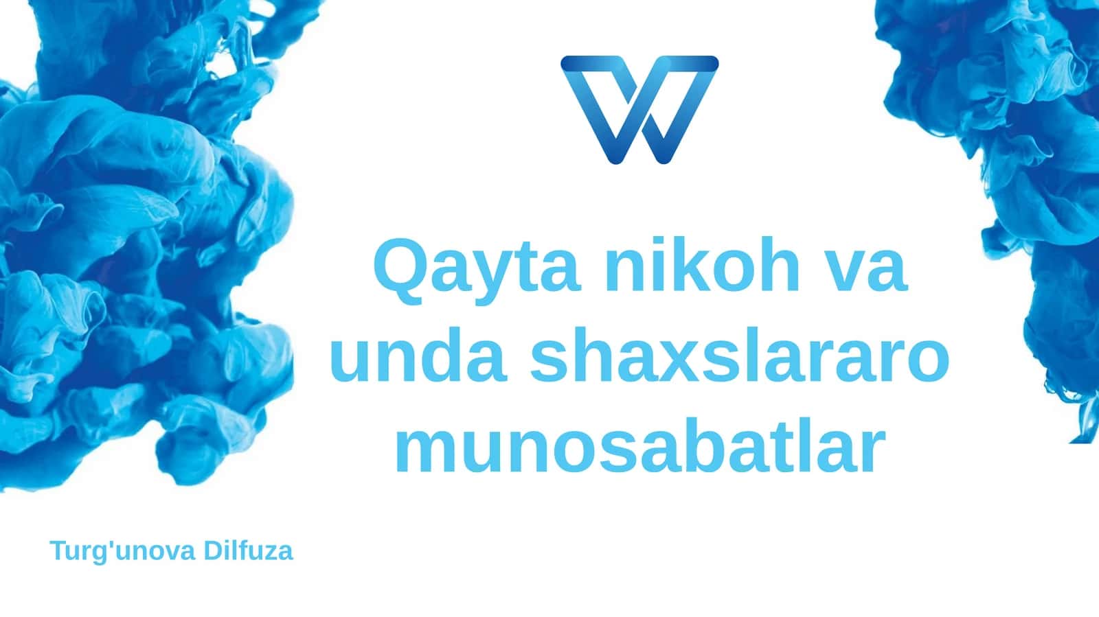 Qayta nikoh va unda shaxslararo munosabatlar