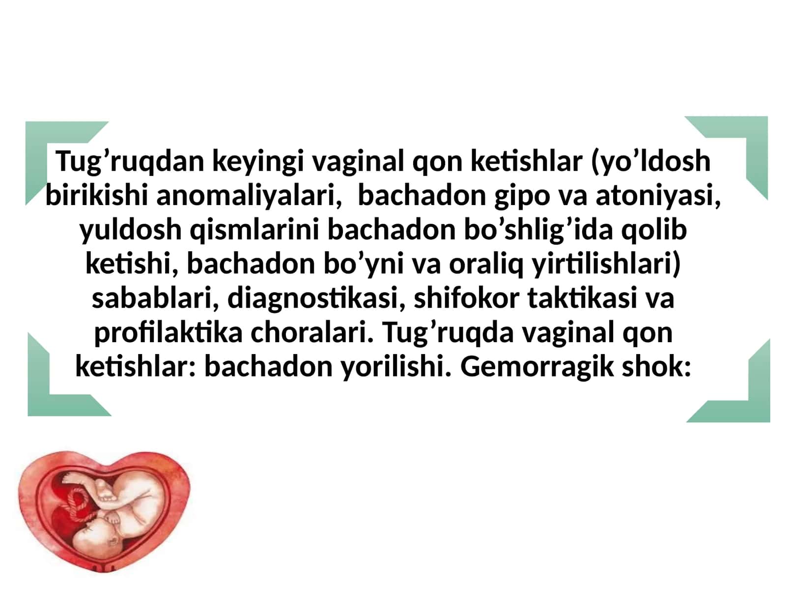 Qon ketishini to’xtatish usullari