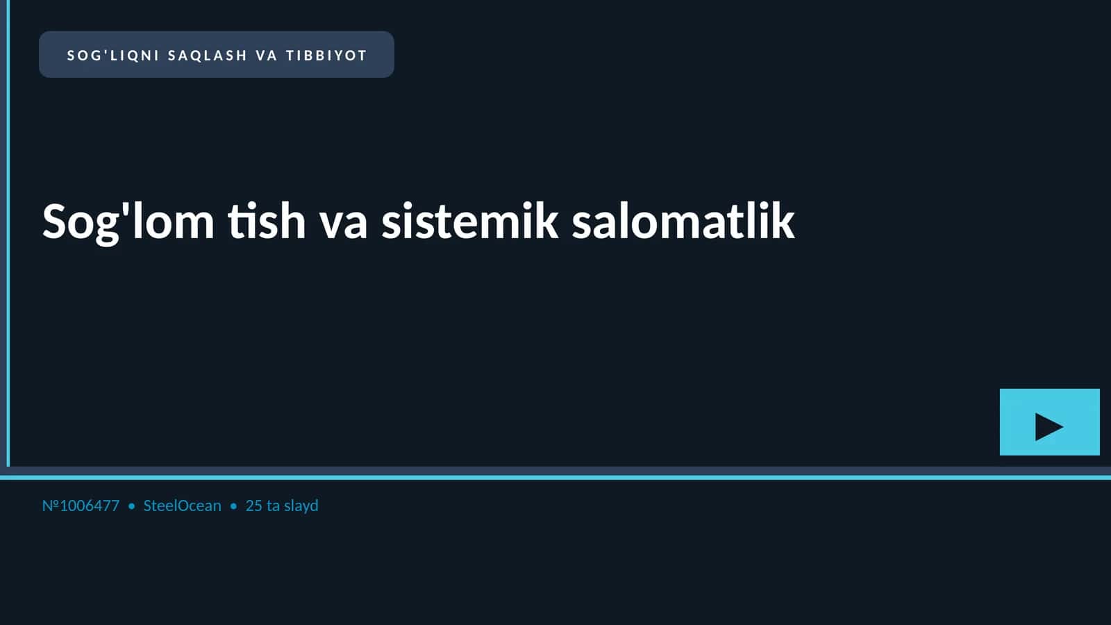 Sog'lom tish va sistemik salomatlik