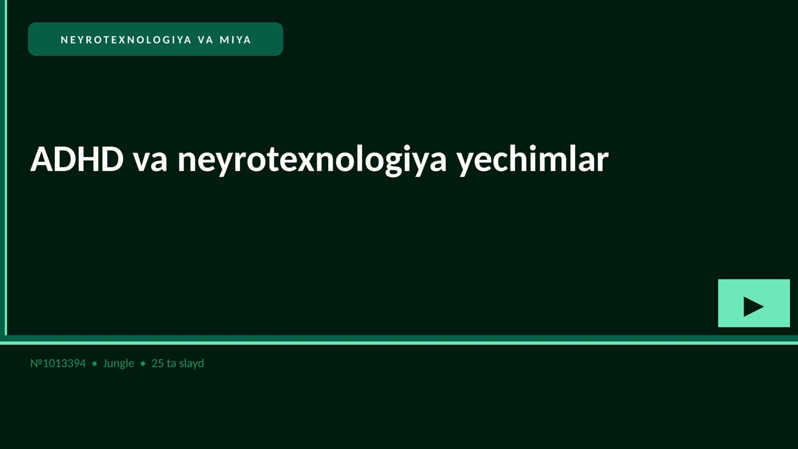ADHD va neyrotexnologiya yechimlar