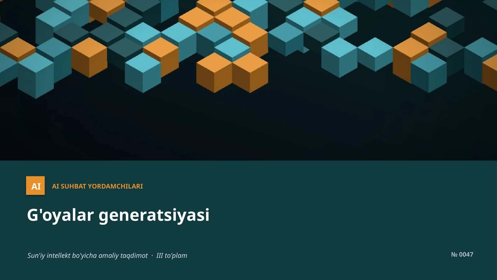 G'oyalar generatsiyasi