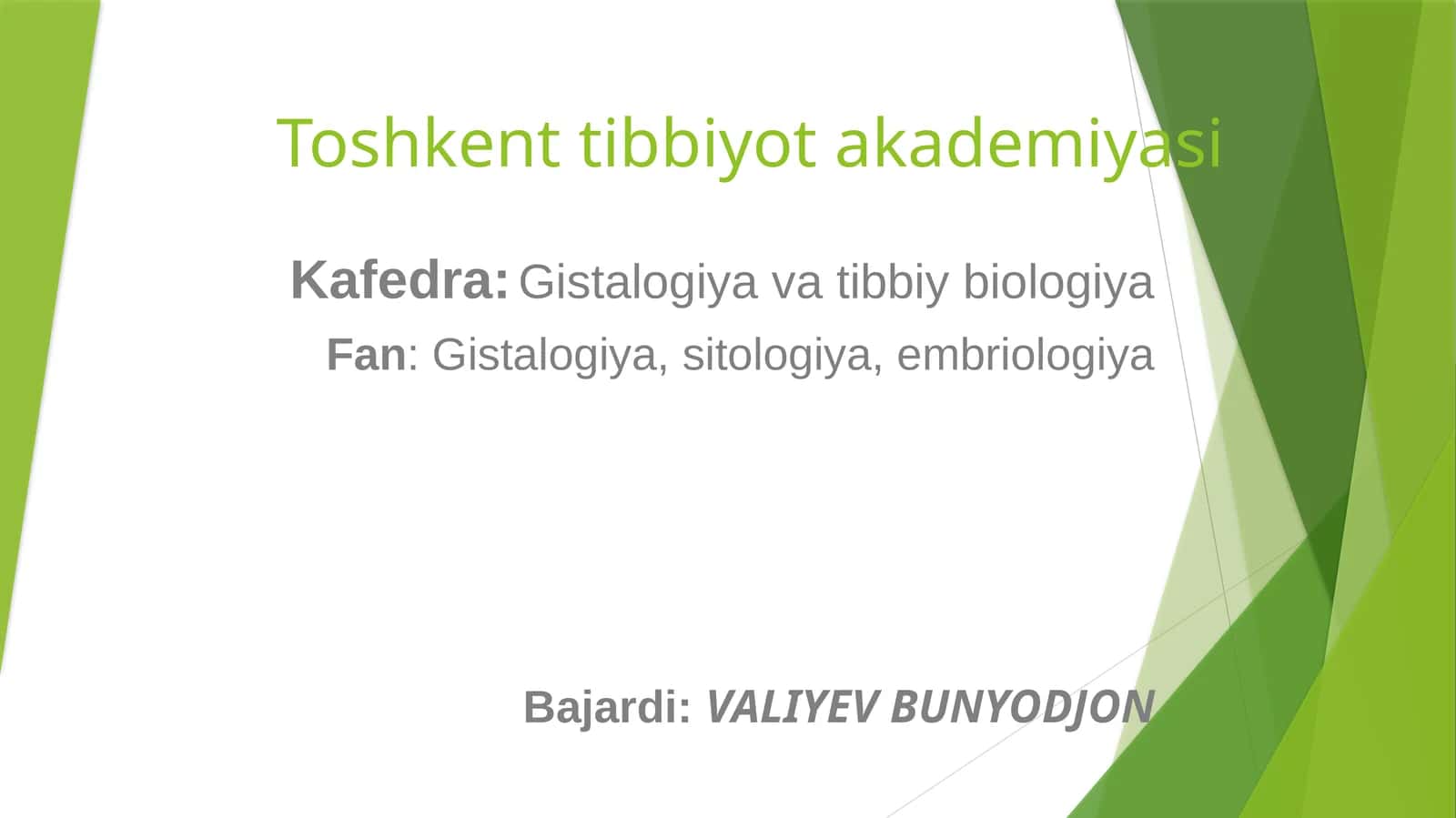 Hid bilish organing tuzulishi va uning regeneratsiya qilish xususiyati