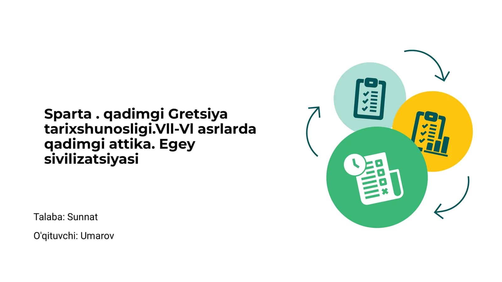 Sparta. qadimgi Gretsiya tarixshunosligi.Vll-Vl asrlarda qadimgi attika. Egey sivilizatsiyasi