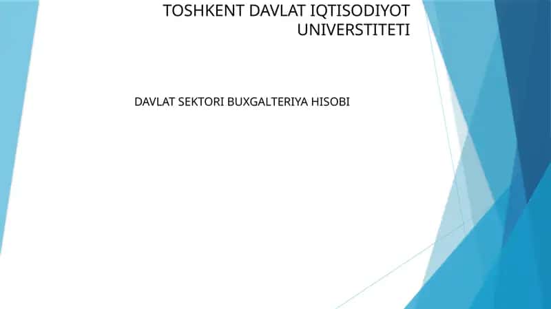 Davlat budjeti va davlat maqsadli jamg'armalari budjetlari xarajatlari ijrosi hisobining maqsadi va vazifalariri