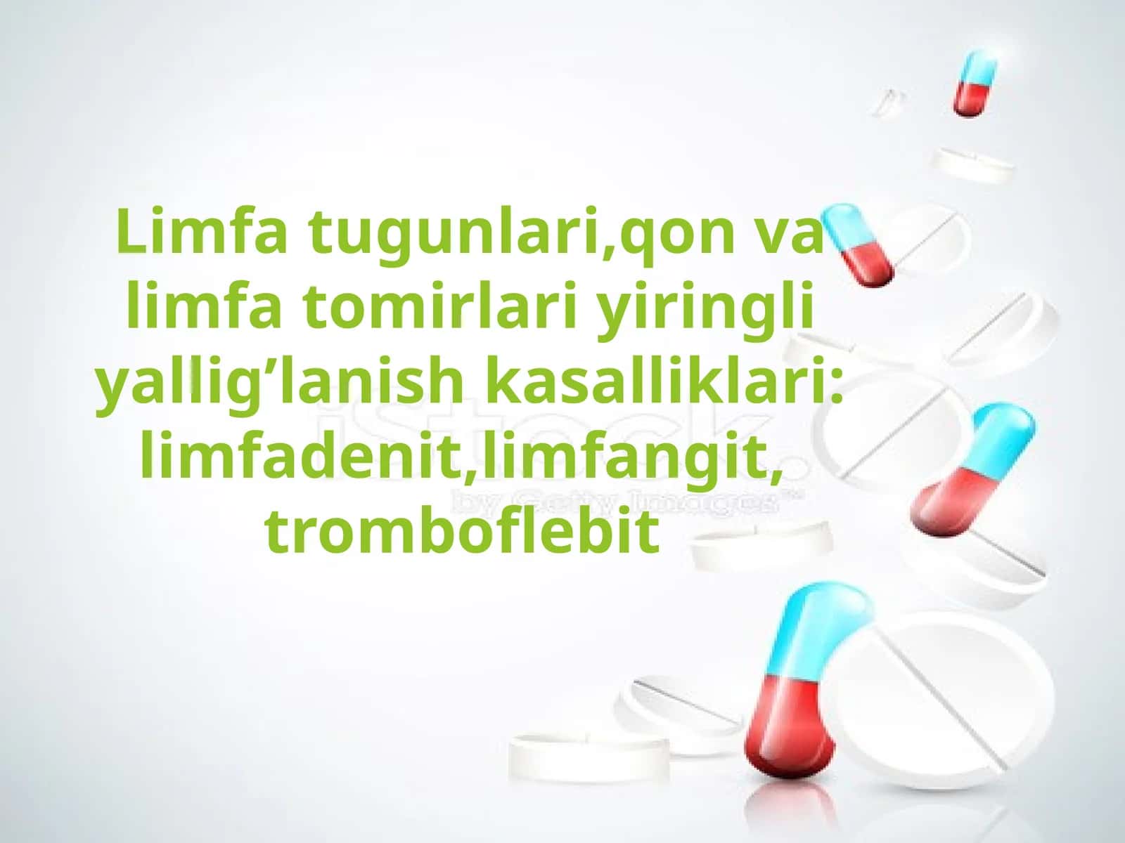 Limfa tugunlari,qon va limfa tomirlari yiringli yallig’lanish kasalliklari.pptx