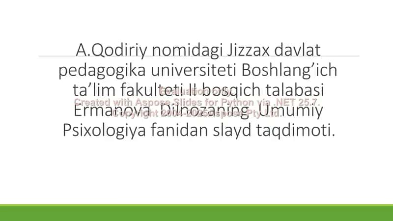Xotira turlari va uning jarayonlari