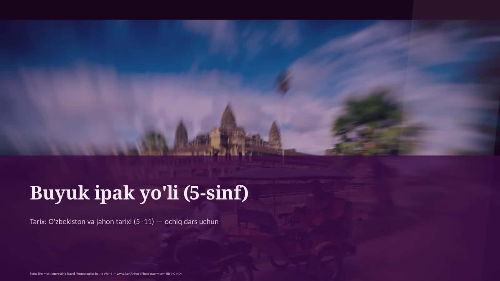 Buyuk ipak yo'li (5-sinf)