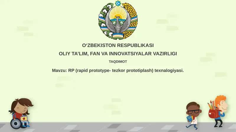 RP (rapid prototype-tezkorprototiplash) texnalogiyasi