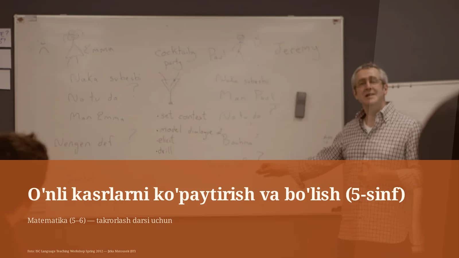 O'nli kasrlarni ko'paytirish va bo'lish (5-sinf)