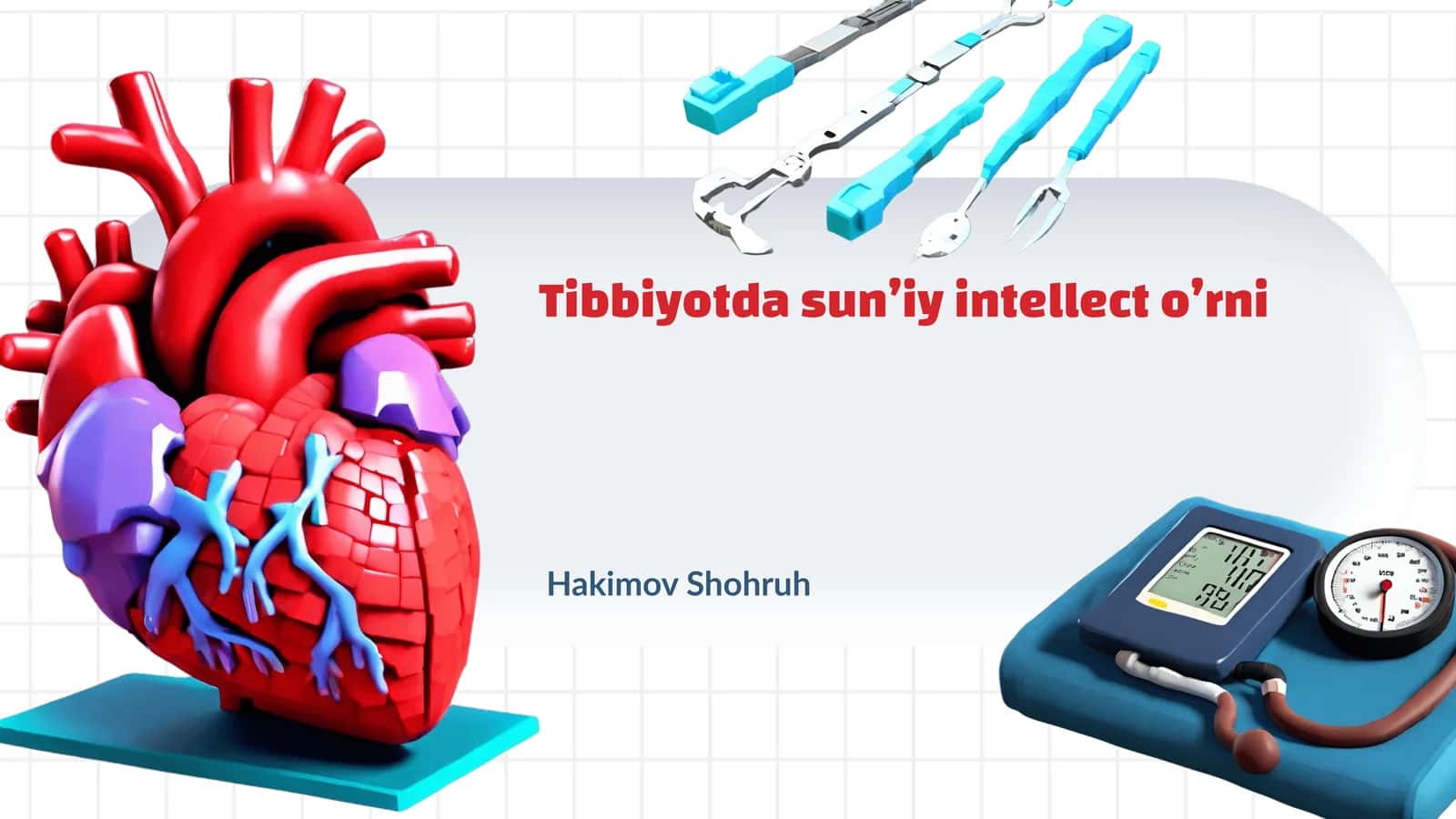 Tibbiyotda sun’iy intellekt o’rni