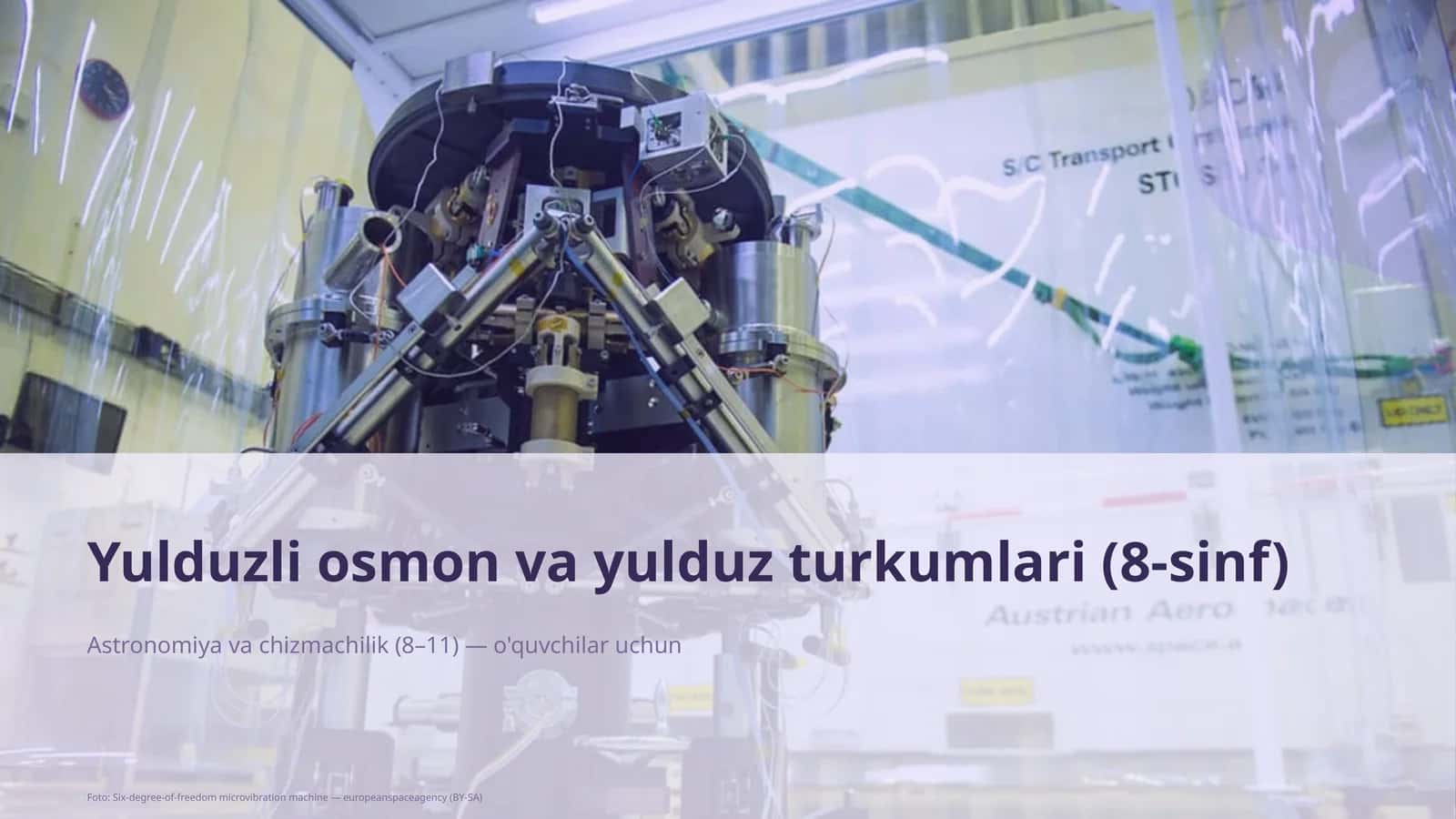 Yulduzli osmon va yulduz turkumlari (8-sinf)