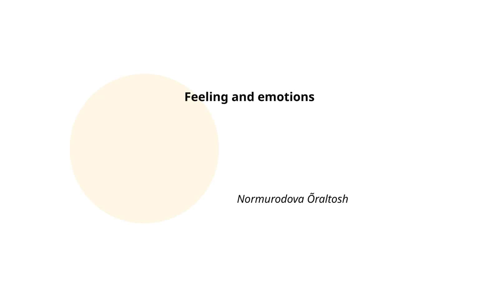 The Psychology of Emotions