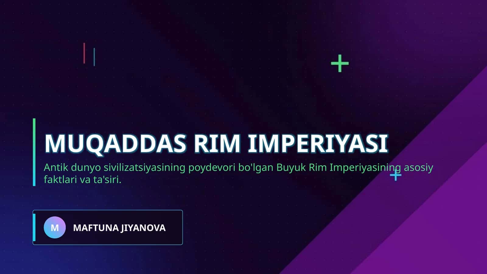 MUQADDAS RIM IMPERIYASI