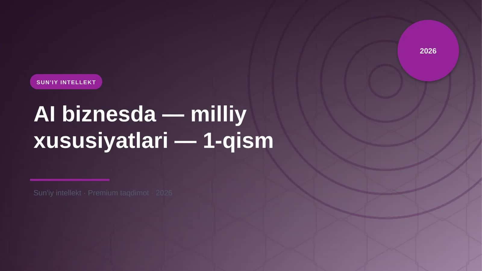 SUN'IY INTELLEKT