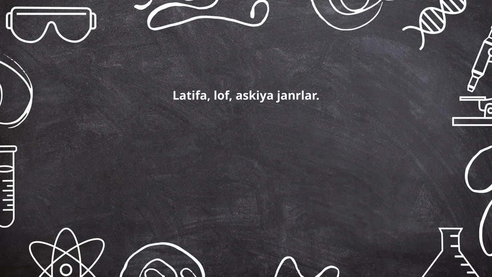 Latifa janri