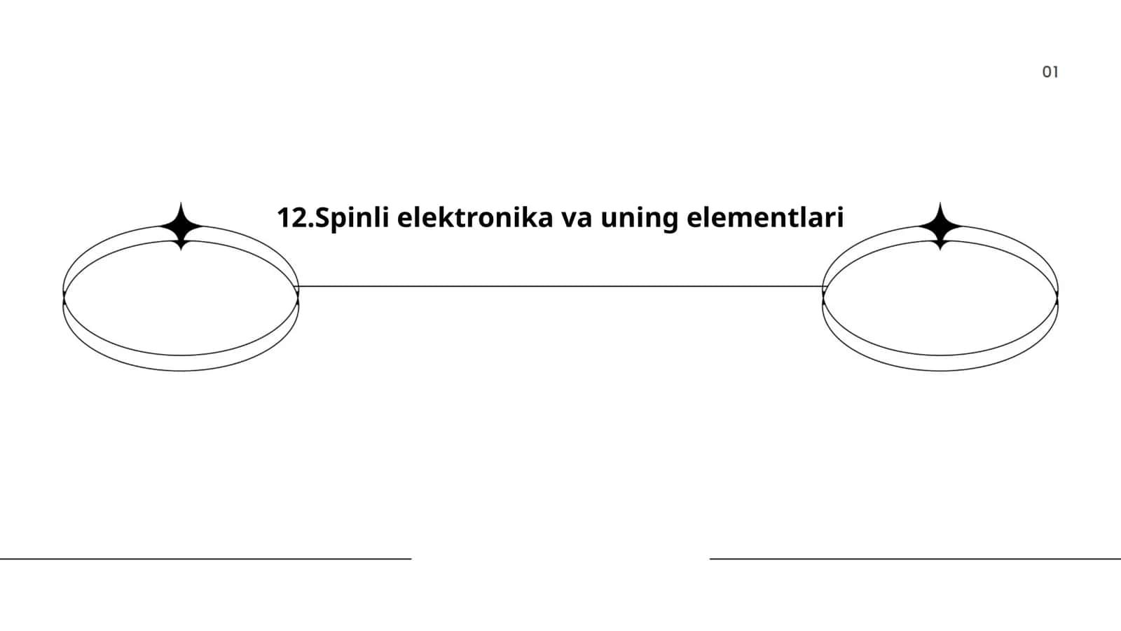 Spinli elektronika va uning elementlari
