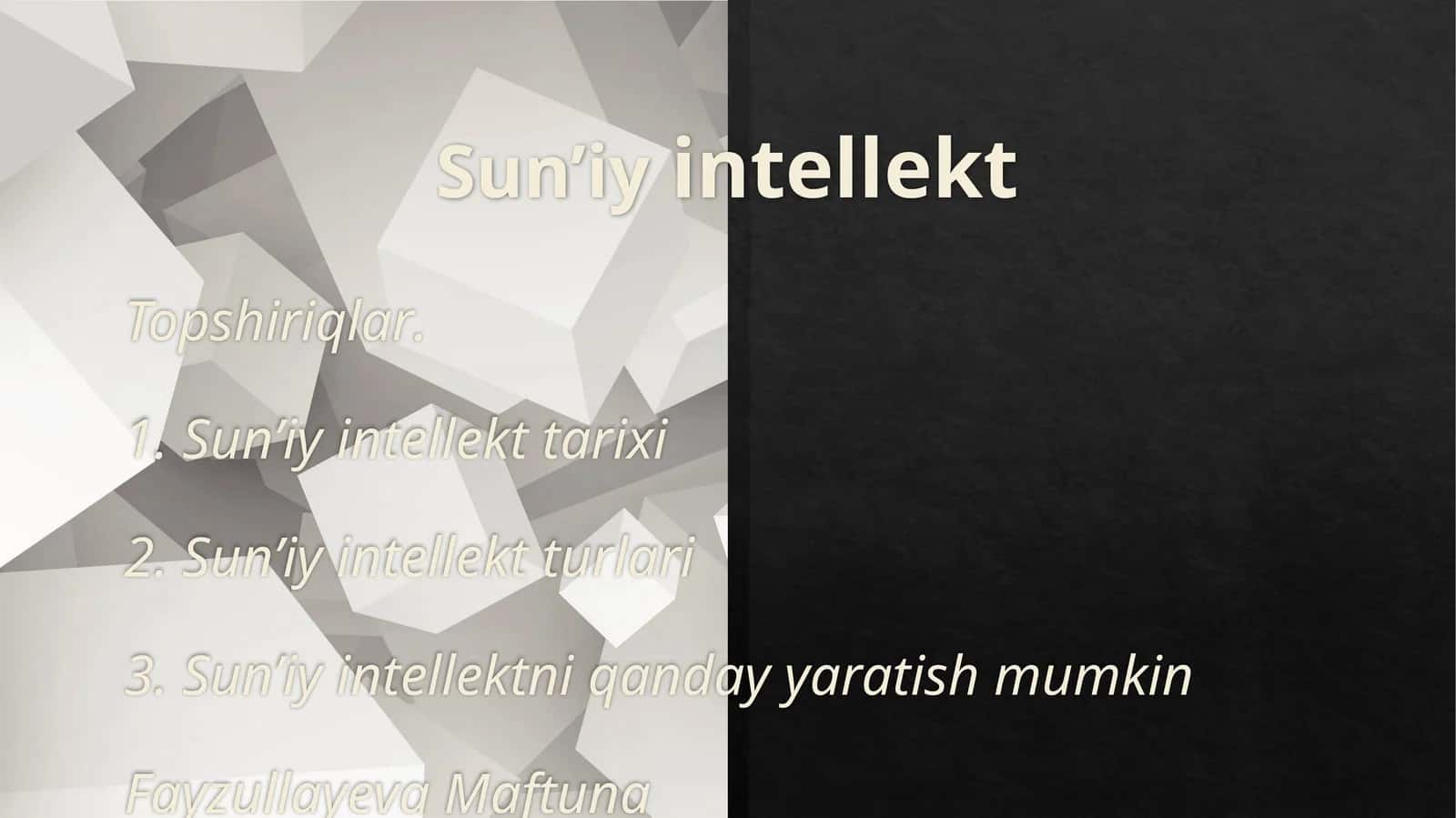 Sun’iyintellekt