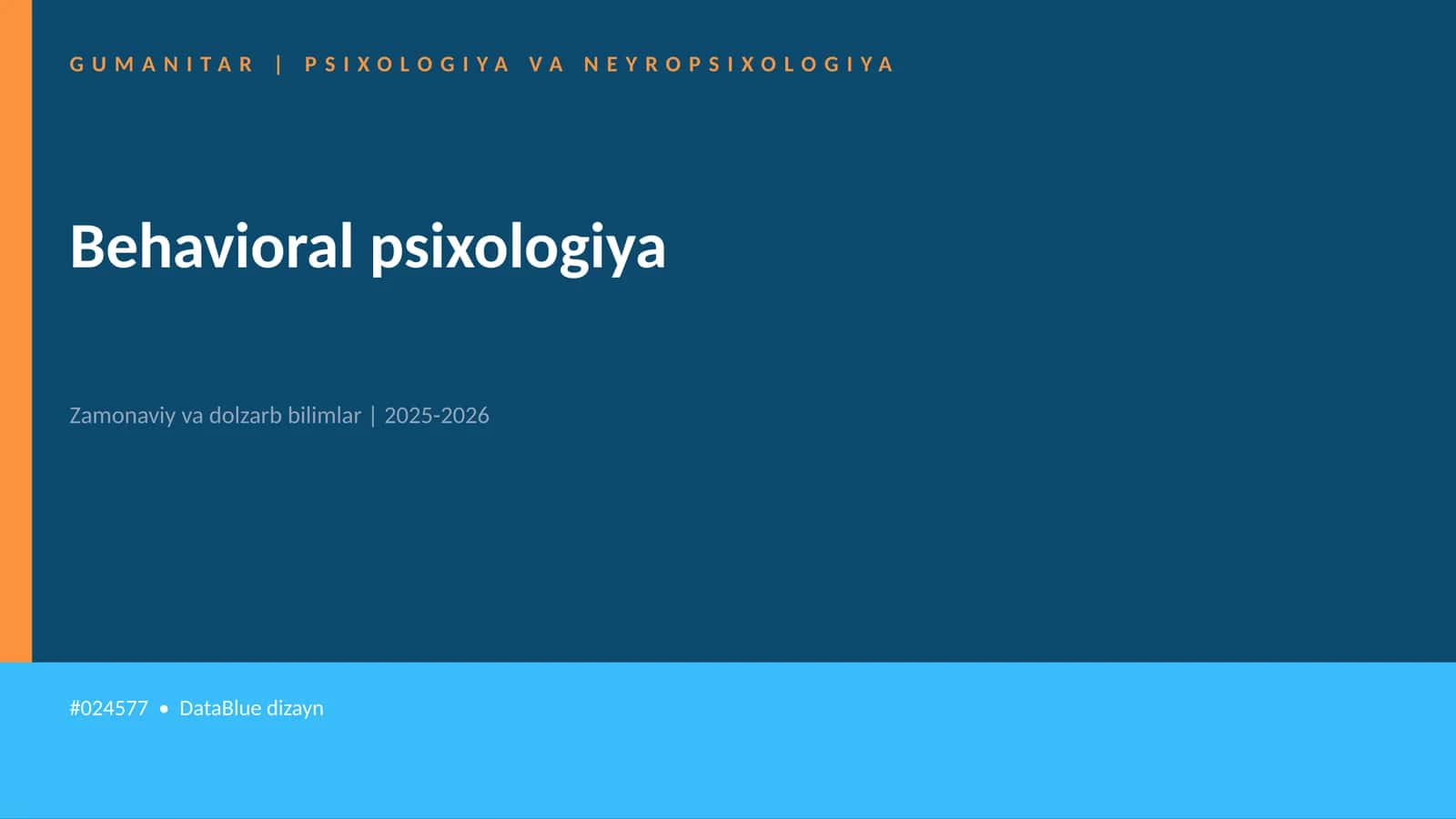 Behavioral psixologiya