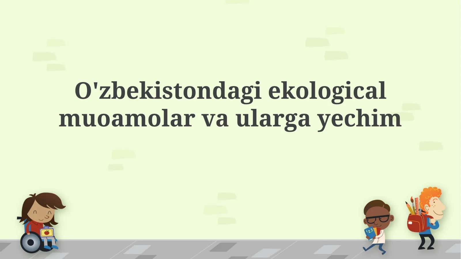 O'zbekistondagi ekologik muammo