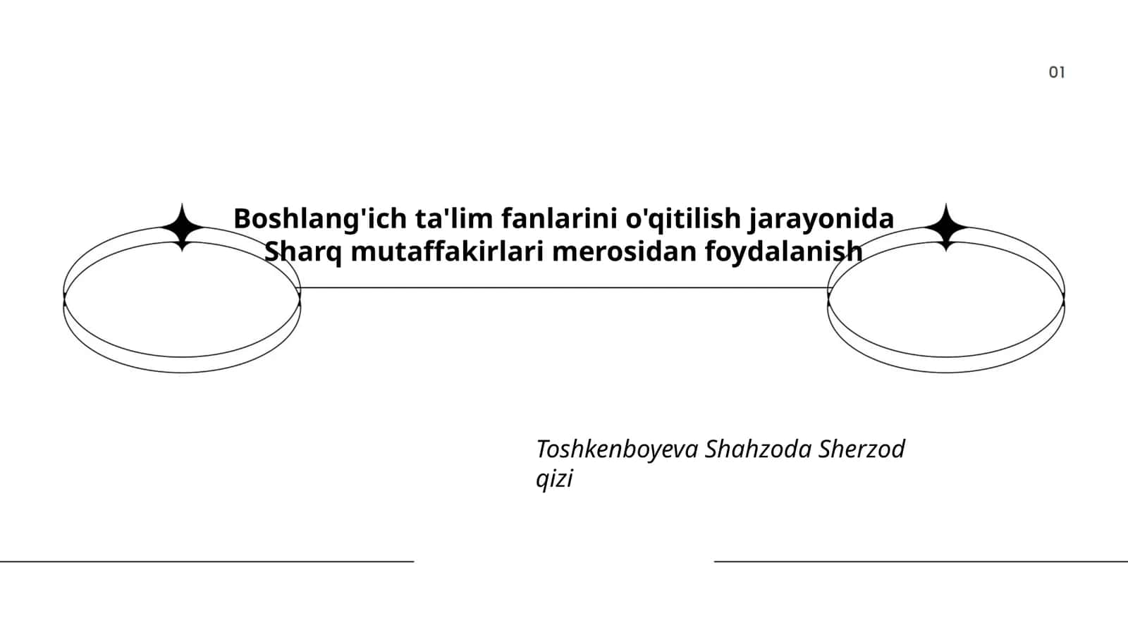 Sharq mutaffakirlari va boshlang'ich ta'lim