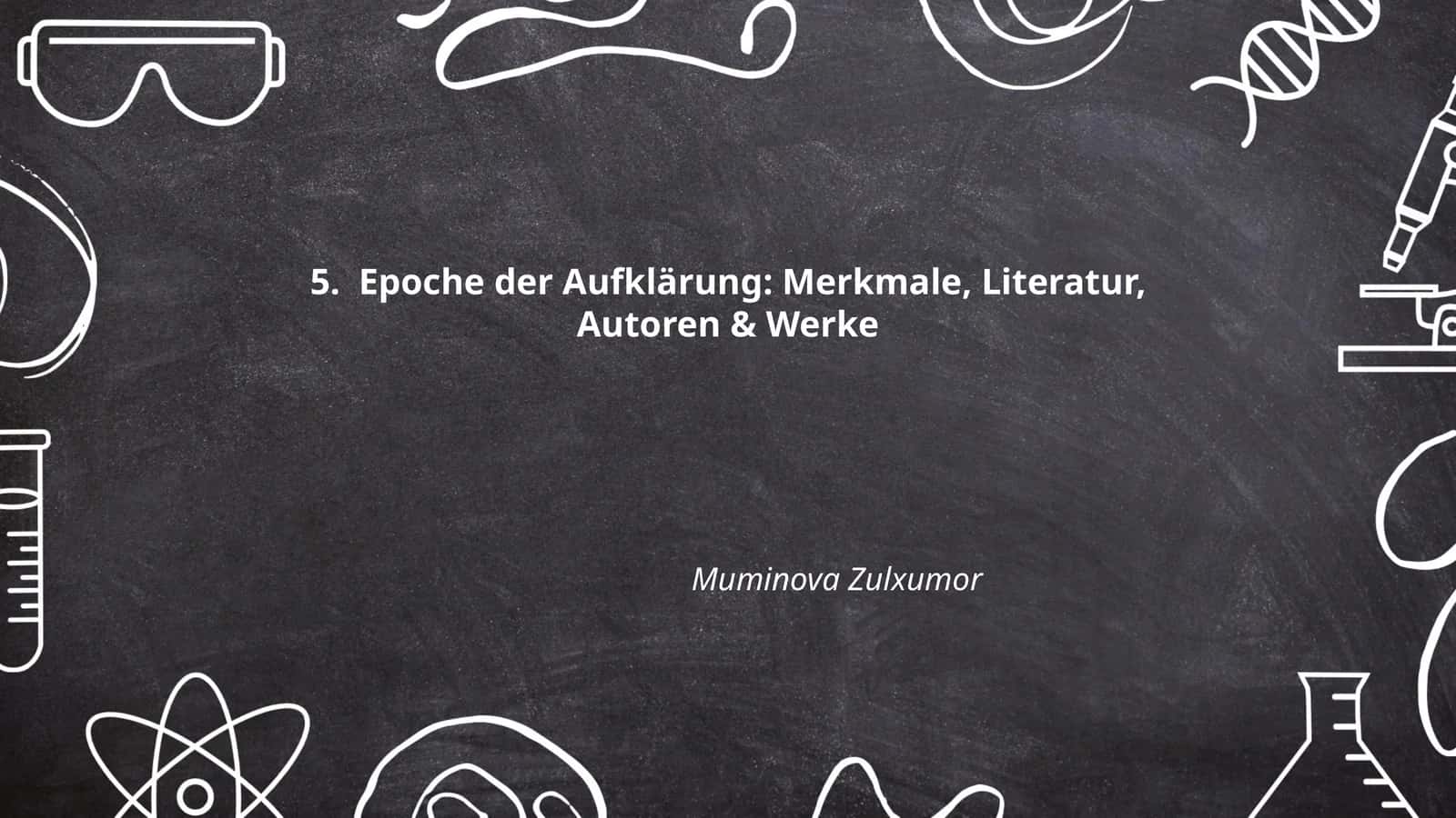 Epoche der Aufklärung: Merkmale, Literatur, Autoren & Werke