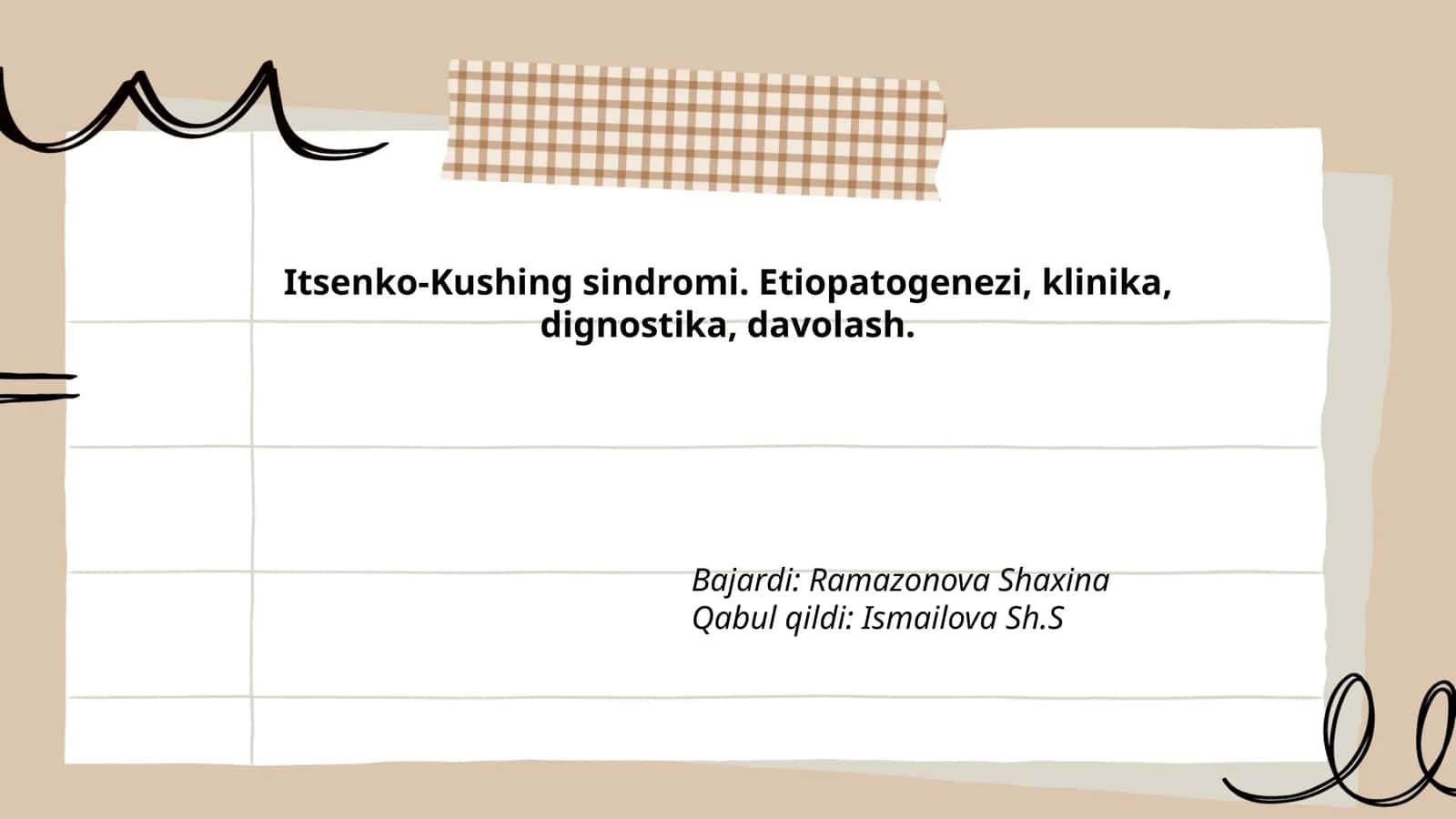 Itsenko-Kushing sindromi