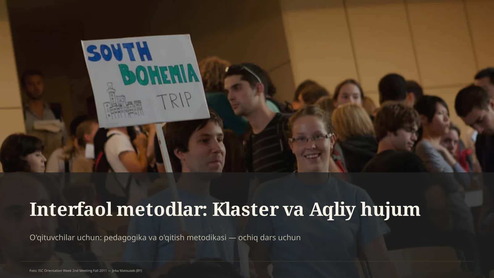 Interfaol metodlar: Klaster va Aqliy hujum