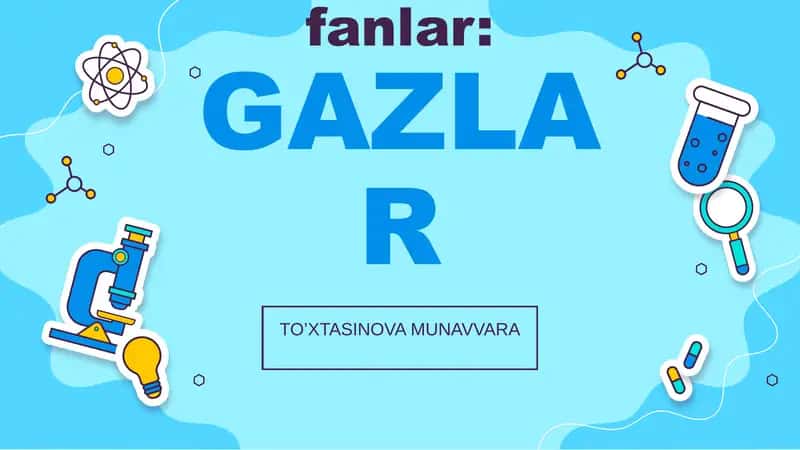 Gazlar