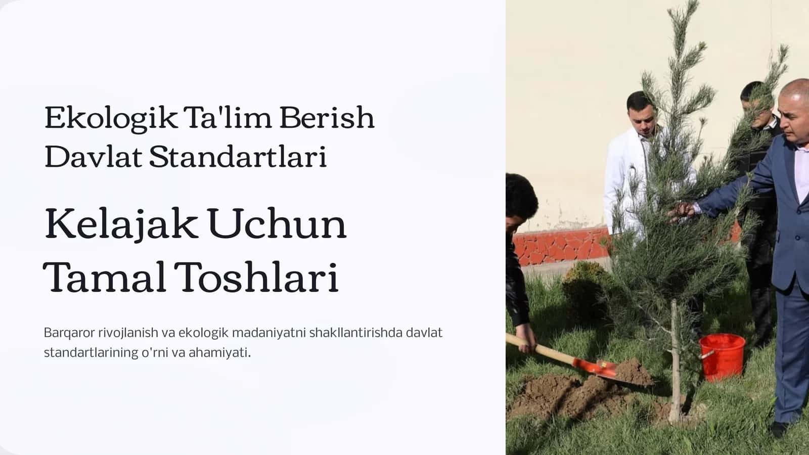 Ekologik Ta'lim Berish Davlat Standartlari