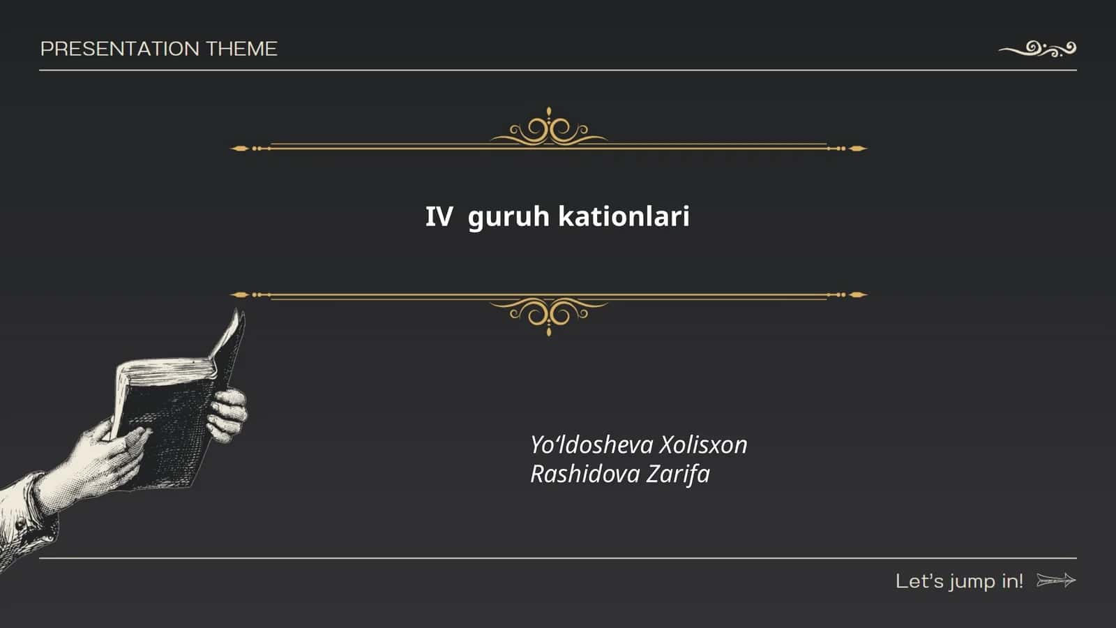 IV guruh kationlari
