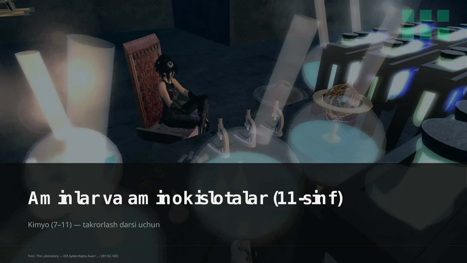 Aminlar va aminokislotalar (11-sinf)