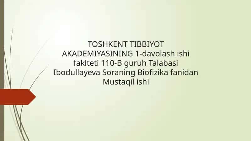 Suyuqliklarning oqishi. Bernuli tenglamasi