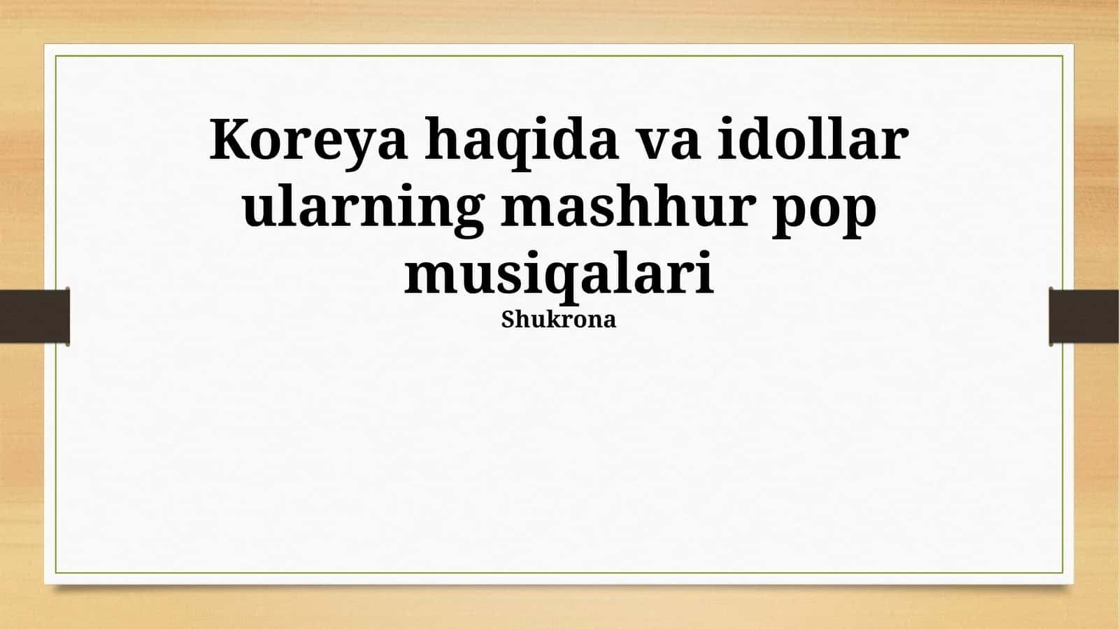 Koreya va K-pop idollari