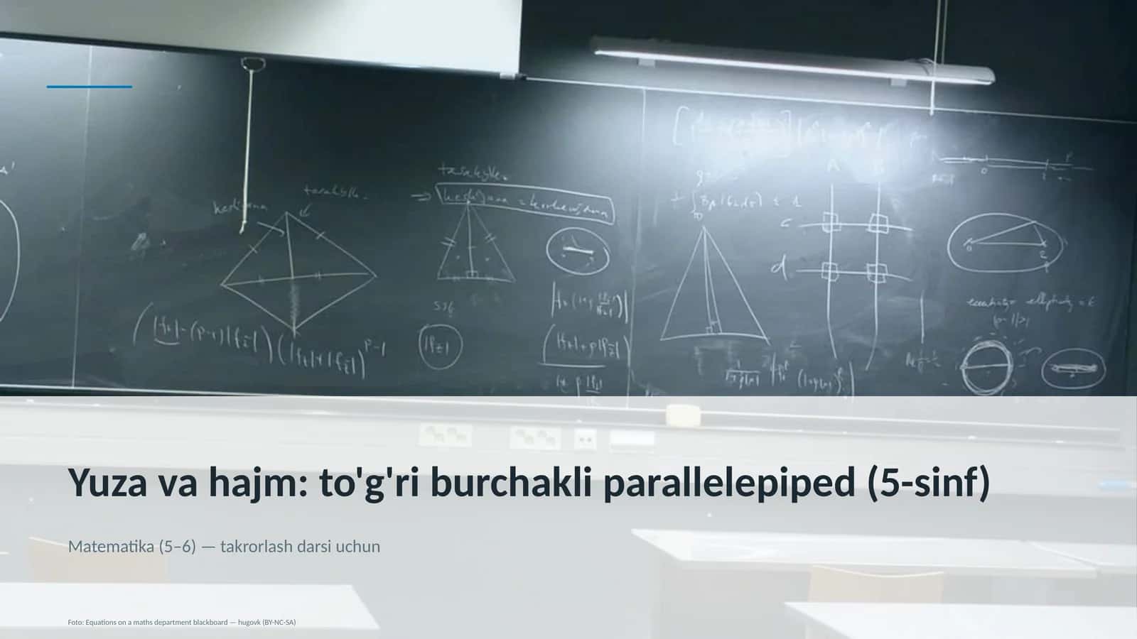 Matematika (5–6) Dars rejasi