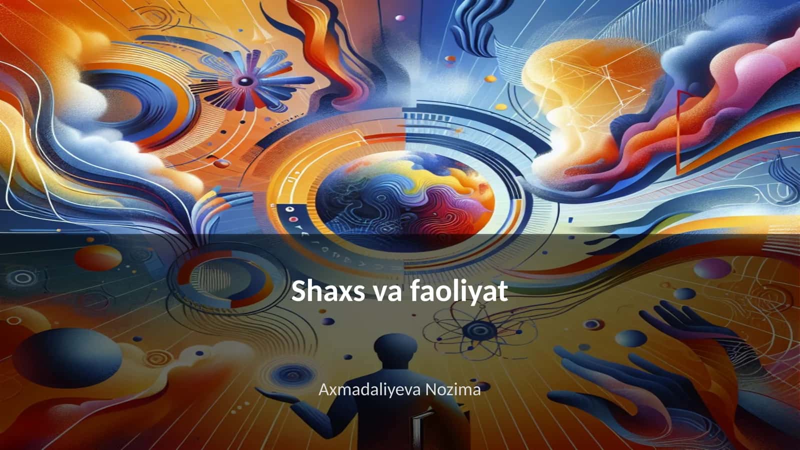 Shaxs va faoliyat