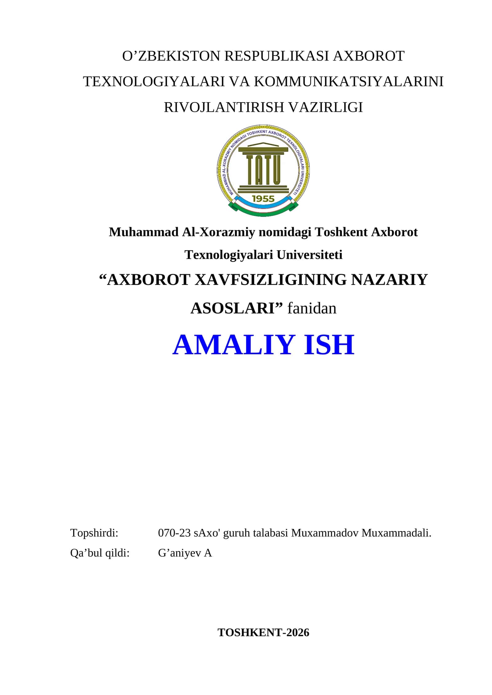 EFS fayl tizimi orqali ma’lumotlarni shifrlangan holda saqlash