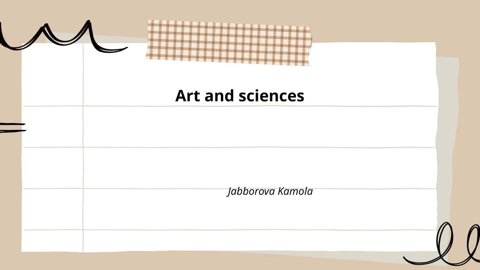 The Intersection of Art and Science