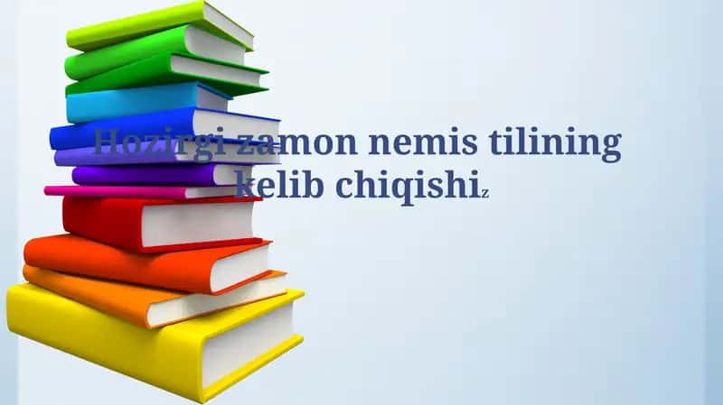 Zamonaviy nemis tilining ildizlariga nazar