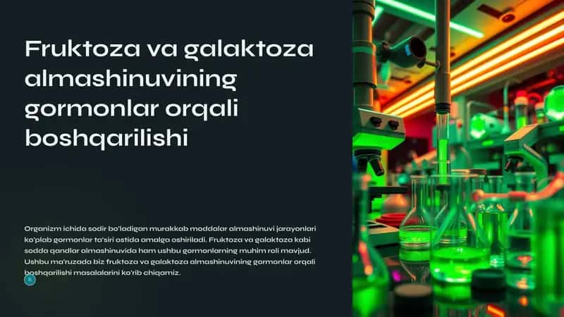 Fruktoza va galaktoza almashinuvi