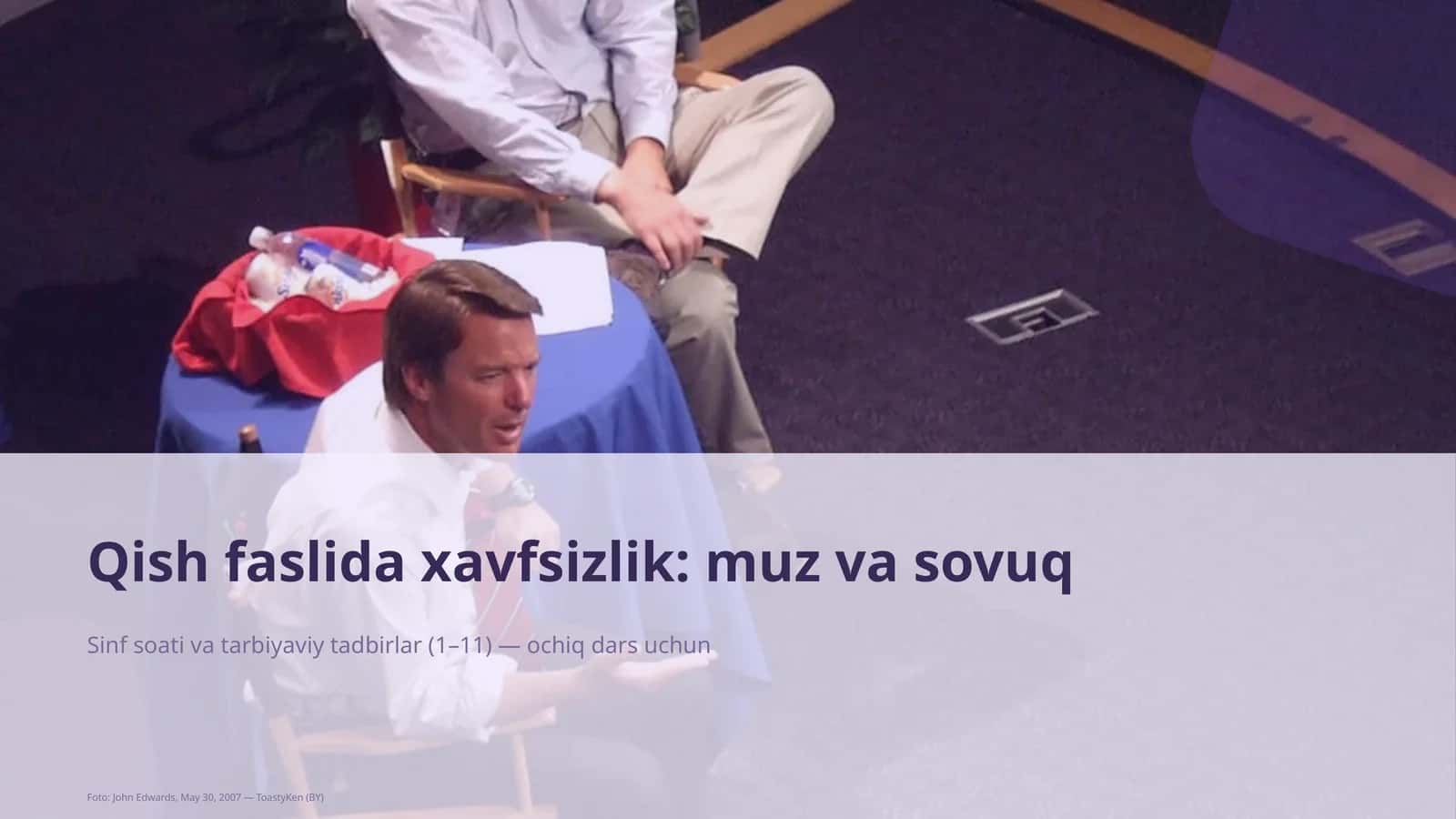 Qish faslida xavfsizlik: muz va sovuq
