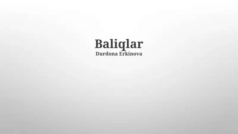 Baliqlar